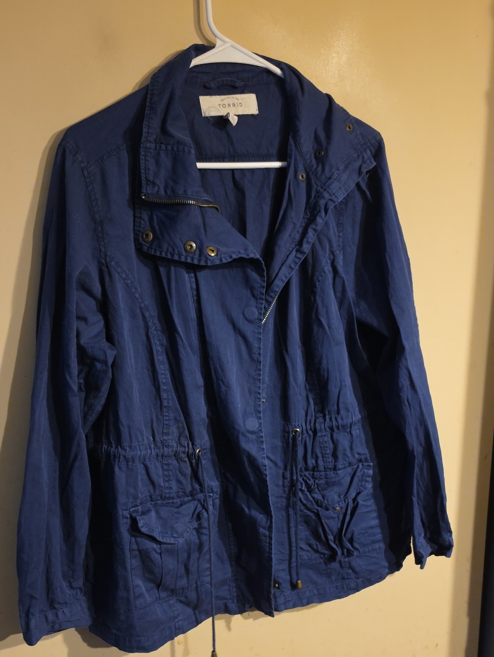 Torrid Women's Blue Anorak Jacket
